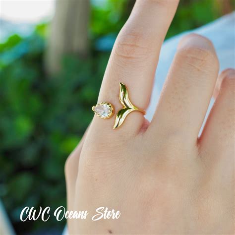 ついに ️再入荷 ️大人気 ️Whale tail cz ring | CWC Oceans Store