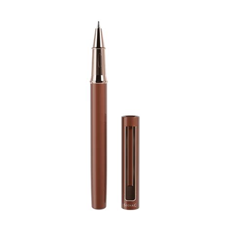 Roxx Magnetic Metallic Roller Pen – Copper Brown Rose Gold – Signac Pens