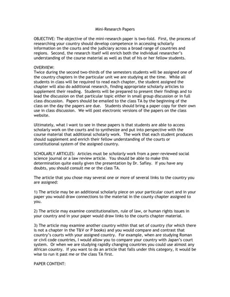 Image result for Mini AP Research Paper Example