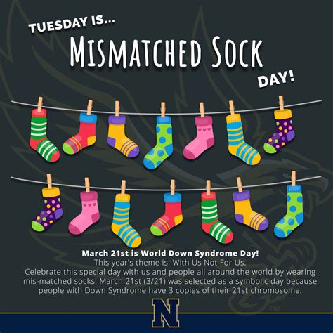 Wear Mismatched Socks for World Down Syndrome Day! - Vails Gate STEAM Academy - NECSD