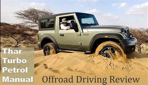 Mahindra Thar Petrol Reviewed by Isuzu V-Cross Owner in Thar Desert ...