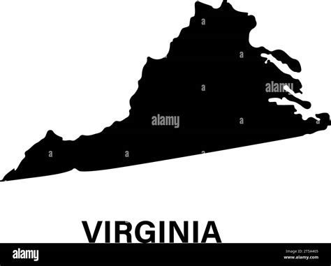 Silhouette Of Virginia