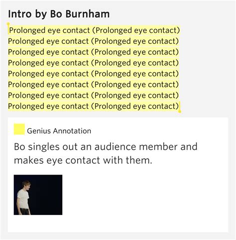 Prolonged Eye Contact Body Language