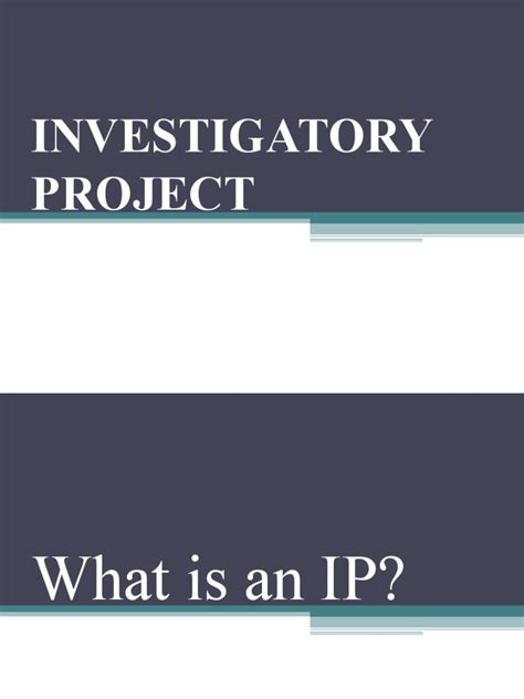 Image result for Investigatory Project Examples