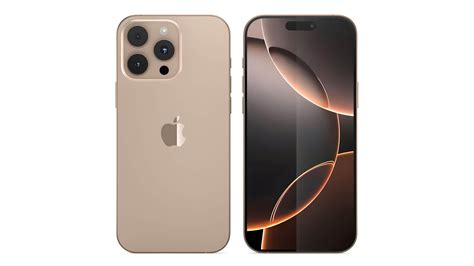 Apple iPhone 16 Pro Max Desert Titanium - 3D Model by frezzy