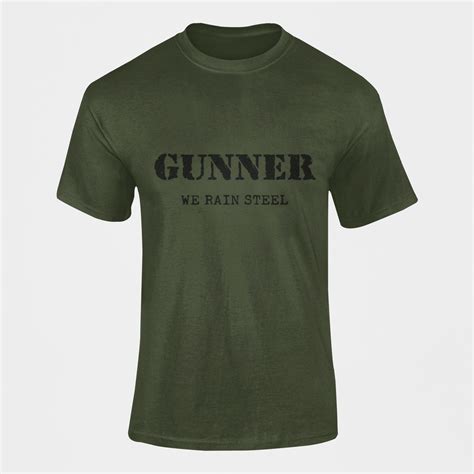Men's Army T-shirt | Gunner | We Rain Steel – Olive Planet