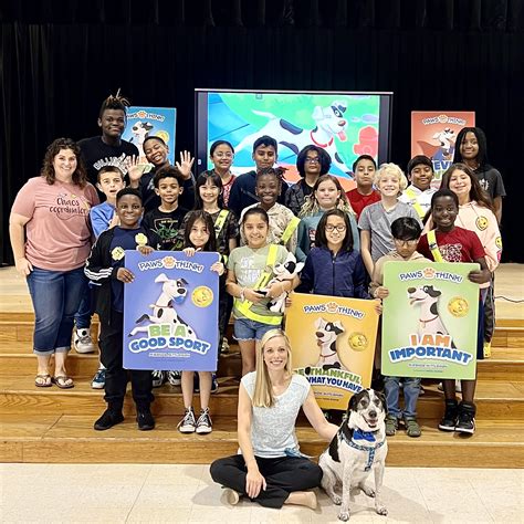 School Visits ('23 - '24 school year) — PAWS and THINK!®