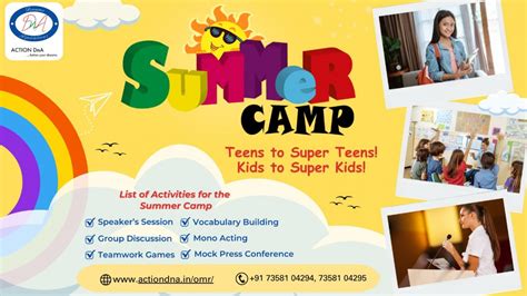 Summer Camp on Personality Development & Public Speaking for Teens in ...