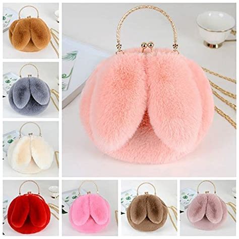 Buy VATTU Cute Soft Rabbit Ear Sling Hand Bag With Smooth Zipper,Cross ...