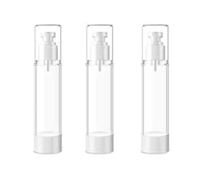 Hidak Transparent Airless Cosmetic Cream Pump Bottle Empty Plastic ...