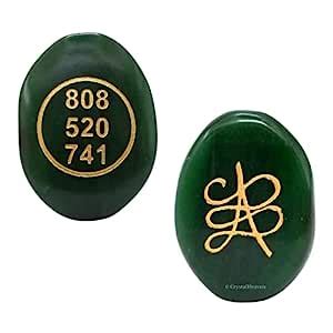Buy Green Zibu Symbols Crystal for Money - Lucky Stone 808520741 Zibu ...