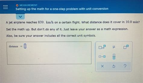 Image result for Setting Up the Math for a One Step Problem with Unit Conversion