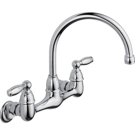 Choice 2-Handle Wall Mount Kitchen Faucet in Chrome India | Ubuy