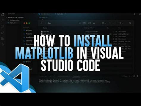 Image result for Install Matplotlib in Visual Studio Code