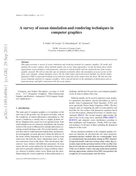 Computer Simulation of the Ocean 的图像结果