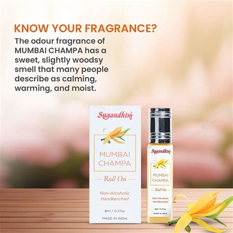 Handkerchief Roll-on Mumbai Champa/Chafa - 8ml