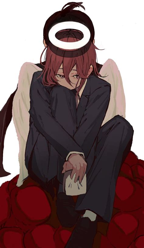 黒かわ on Twitter | Angel and devil, Man icon, Chainsaw