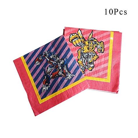 Buy KEHUITONG Transformation Bumblebee Optimus Prime Theme Party ...