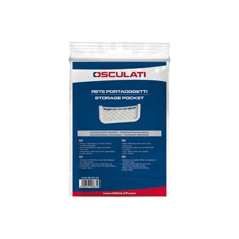 Osculati Filet porte-objets blanc 360 x 160 x 12 mm OSC-48.434.12 ...