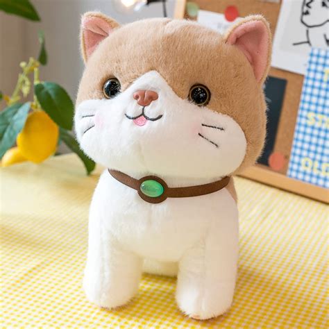 Buy Cat Stuffed Animals, Super Soft, Huggable Realistic Plush cat ...