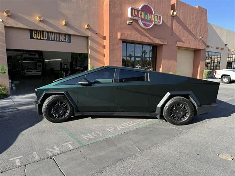 GREEN Vinyl Wrap & PPF Cybertruck -- Photos & Videos | Tesla Cybertruck Forum - Cybertruck ...