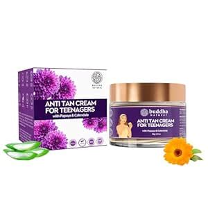 Buddha Natural Tan Face Cream For Teenagers (50 Grams) - De-Tan Face ...