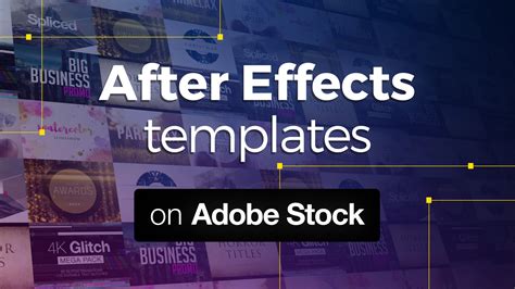 After Effects Templates are now available from Adobe Stock!