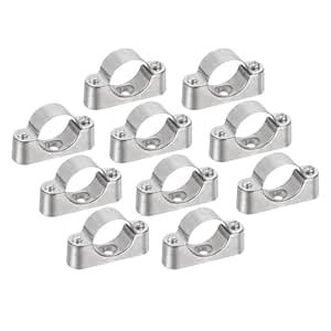 UXCELL 10-Piece Pipe Support Bracket Clamps for 32mm OD Metal Pipe ...