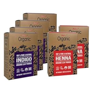Buy RADICO INDIGO LEAF POWDER-4+ HENNA POWDER-2 Online at Low Prices in ...
