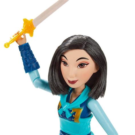 Buy Disney Warrior Moves Mulan Doll with Sword-Swinging Action, Warrior ...