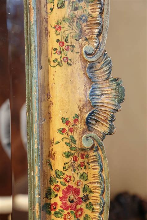 Venetian Hand-Painted Full Length Mirror For Sale at 1stDibs | vintage ...