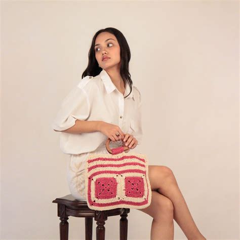 Rectangular Crochet Bag – Itihasikala