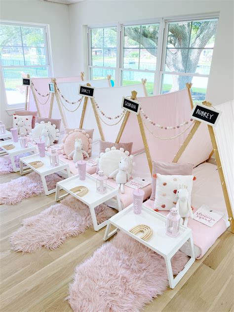 Unicorn Themed Birthday Party, Sleepover Party, Slumber Party Ideas ...