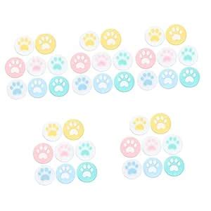 Homoyoyo 40 Pcs Switch Rocker Cap Joystick Thumb Grip Caps Thumb Stick ...