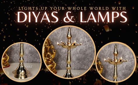 Buy Collectible India Brass Fancy Kerala Diya Oil Lamp Stand for Puja ...