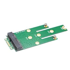 Ubervia® MSATA to NGFF Adapter Card Motherboard SATA to M.2 NGFF MSSD ...