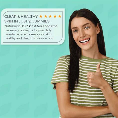 Buy NUTRIBURST HAIR SKIN & NAILS GUMMIES | 60 STRAWBERRY FLAVORED ...