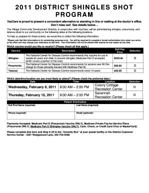 Fillable Online districtgov 2011 Shingles Registration Form.doc ...