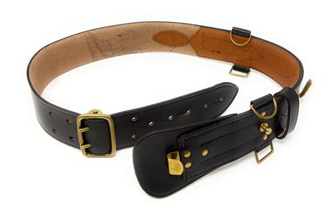 Sam Browne Belt Brown Leather