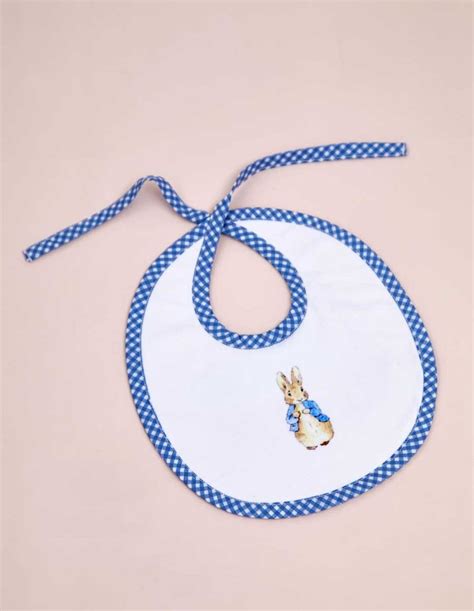 Blue Peter Rabbit Organic Cotton Soft & Hypoallergenic Baby Bib – The ...
