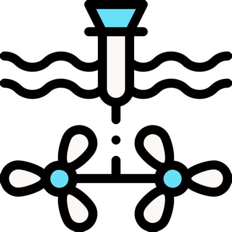 Tidal power - Free ecology and environment icons