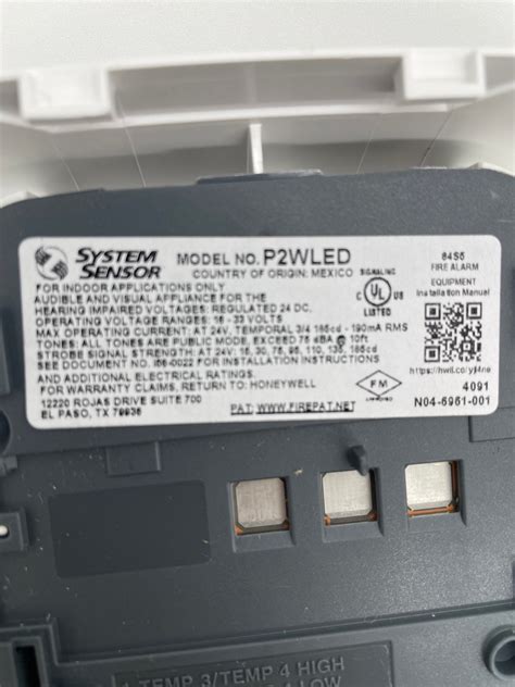 System Sensor P2wl 的图像结果