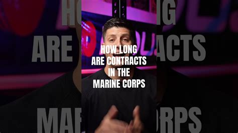How long are contract lengths in the Marine Corps? #shorts - YouTube