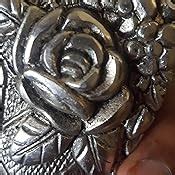 INTERNATIONAL GIFT® Silver Photo Frame Oxidized Finish with Beautiful ...