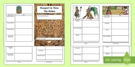 Learning Passport: History of The Earth Checklist - Twinkl