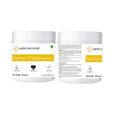 Meru Bio Herb Senior Citizen Protein 500gm - Cureka