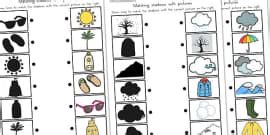 Transport Shadow Matching Worksheet (teacher made) - Twinkl
