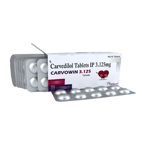 CARVOWIN-3.125 Tablets Cardiwin Lifecare