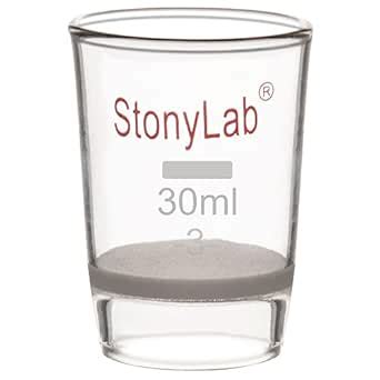stonylab Borosilicate Glass Gooch Crucible, Low Form Filter Crucible ...