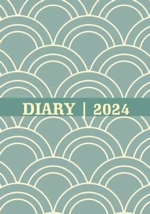 Pixel Water Green A5 Diary Ruled Bilingual With Planner 204 Pages Price ...